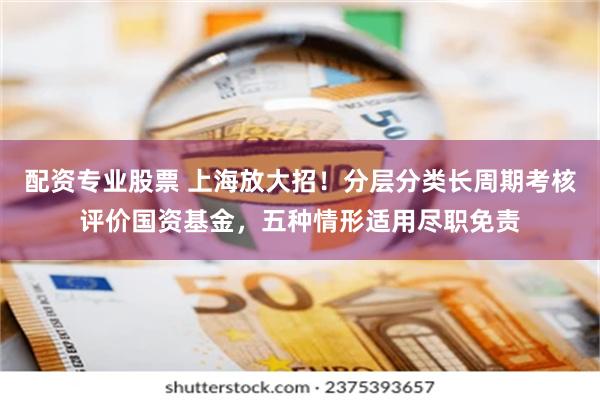 配资专业股票 上海放大招！分层分类长周期考核评价国资基金，五种情形适用尽职免责