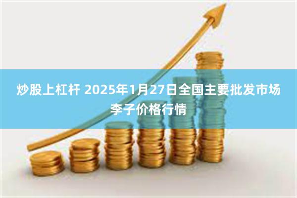 炒股上杠杆 2025年1月27日全国主要批发市场李子价格行情